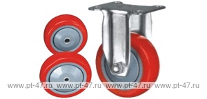Колесо неповоротное Lema CF1-TPU-75-75-6