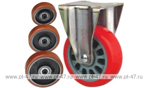 Колесо неповоротное Lema FC1-TPU-150-250-6I